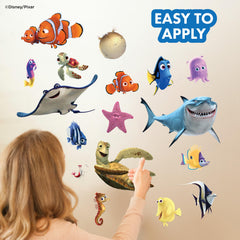 Wall Palz Finding Nemo Crush decal for ocean-themed playroom accents