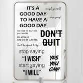 WALL PALZ dont quit decals on a wall to motivate daily perseverance in any room