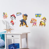 Wall Palz Paw Patrol Chase decal for walls adds action-packed kids' room decor.