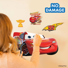 Peel and stick application for easy, damage free decor changes