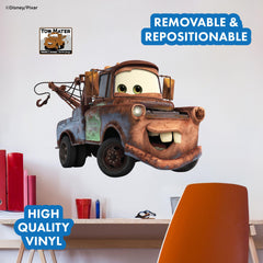 Tow Mater rusty truck sticker adds playful Radiator Springs vibe to walls