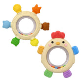 Walulan sensory teether close-up textures ideal for soothing sore gums and playful exploration.
