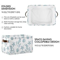 Wamika rope-handle storage bin for easy pull-out in closet.
