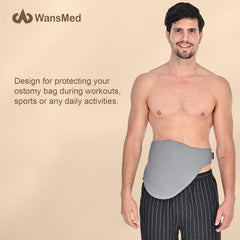WansMed ostomy bag cover featuring odor-control for discretion
