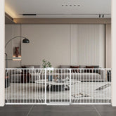 WAOWAO Baby Gate wide walk-through design keeps stairs and doorways safe.
