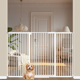 WAOWAO pet gate assembly shows quick no-drill setup for busy homes.
