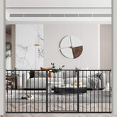 WAOWAO triple lock baby gate extended width provides safety for stairs and doorways