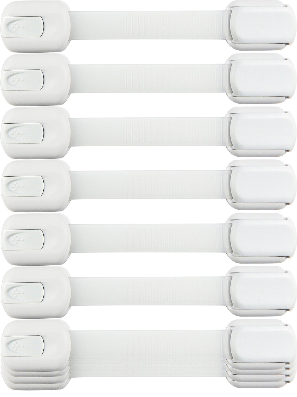 Wappa child safety strap locks securing cabinets and drawers for safe exploration.