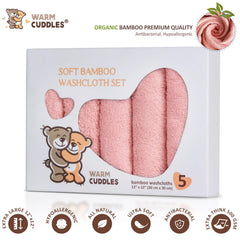 Warm Cuddles bamboo-rayon washcloth shows high absorbency for drying.