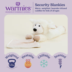 Warmies Sheep Blankie cooling option for gentle relief during warm afternoons.