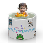 WAVYEASE toddler-deep-soak tub offers spacious, comfortable baths.