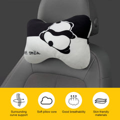 Wayuto panda headrest soft plush cushions head and neck comfort.