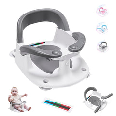 Wddbb baby bath seat with 360 degree stability for safe bath time