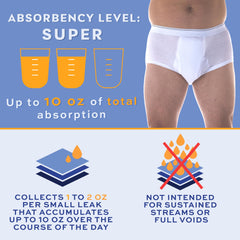 Close-up of absorbent core highlighting reliable absorbency for daytime use.