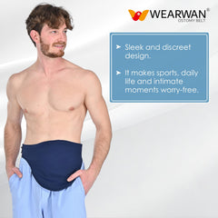 WearWan Ostomy Belt features an adjustable strap for a personalized fit.