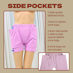 WEEOATAR ostomy pants pipe restraint buckle prevents tubing from slipping