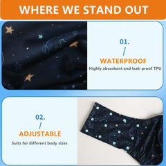 WEEOATAR TPU waterproof outside for leak protection and smooth care.