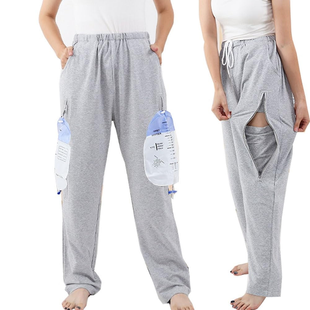 WEEOATAR unisex incontinence pants with double pockets for discreet everyday carrying.