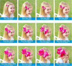 Wee Ones antique white bows offer gentle, secure wear for special occasions.