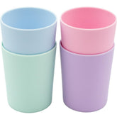 WeeSprout bamboo toddler cups in pastel blue: easy-grip for little hands