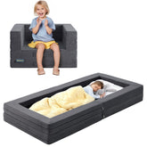 WeeGuruu travel toddler bed packaged for easy transport and setup.