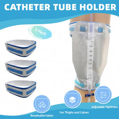 WEEOATAR nephrostomy bag holder blue maintains bag steadiness during activity.