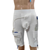 WEEOATAR nephrostomy bag underwear side view showing discreet, secure wear.
