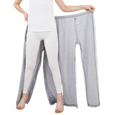WEEOATAR unisex patient pants with side zipper for easy wear
