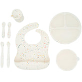 WeeSprout suction bowl with lid steadying self-feeding sessions