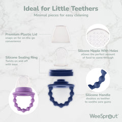 WeeSprout interchangeable feeder pieces for customizable feeding options