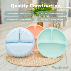 WeeSprout lids for leftovers support easy fridge storage