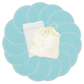 Wegreeco nursing pads 14-pack flat lay for reliable leak protection