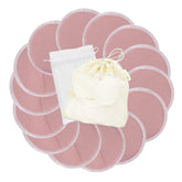 Wegreeco nursing pads 14-pack laid out for daily wear with organized storage.
