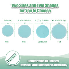 Wegreeco nursing pads with absorbent middle layer for overnight protection