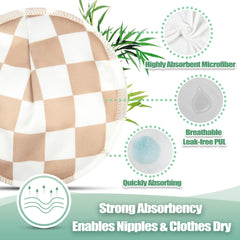 Wegreeco nursing pads contoured-fit on breast for discreet, all-day wear.