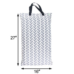 Close-up of premium PUL fabric showing leak-free lining for messy diapers.