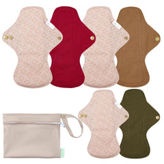 Wegreeco cloth pad inner fleece detail emphasizes soft skin contact and moisture wicking.