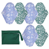 Wegreeco full bloom print outer view shows a soft reusable pad for daily wear.