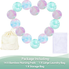 Wegreeco laundry bag included for easy washing and storage of nursing pads.