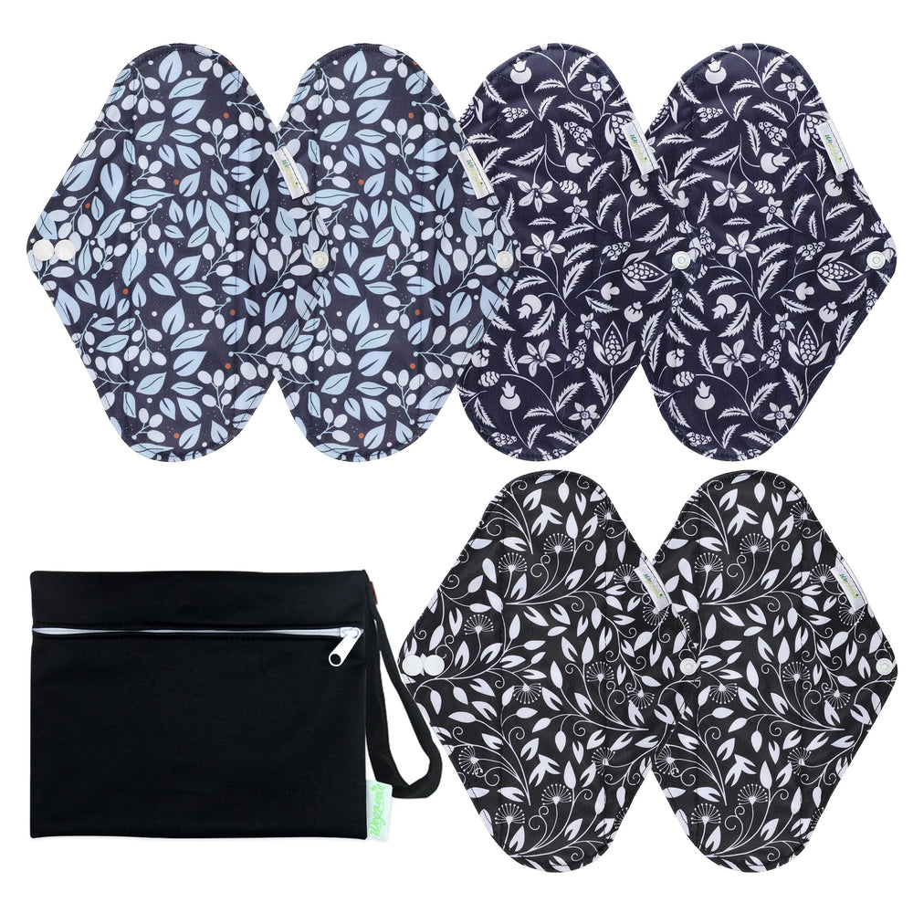 Wegreeco leaves pack of six small pads, lightweight daily protection