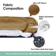 wegreeco soft fleece inner layer close-up for skin comfort