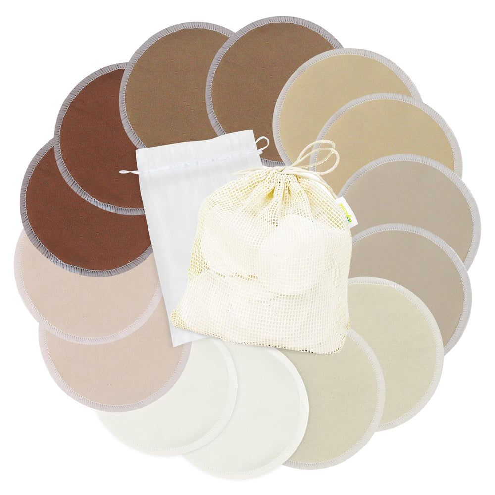 Wegreeco nursing pads 14-pack front view keep clothing dry during day use