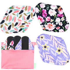 Wegreeco Flower 02 small pad cover shows leak free outer layer for daily wear
