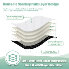 wegreeco pad folds and snaps securely around underwear for quick changes