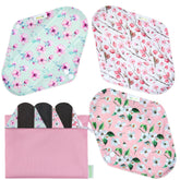 Wegreeco reusable pads with leak-proof outer for reliable daily protection.