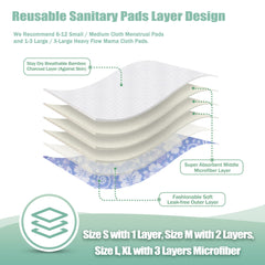 Wegreeco two-snaps design secures pad around underwear.