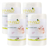 Wegreeco unscented diaper liner roll placed between diaper for mess containment.