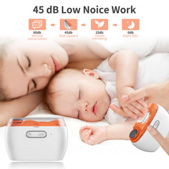 WEIHUINET USB rechargeable nail clipper for cordless convenience