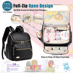 Weitars diaper bag backpack insulated pockets keep bottles at stable temperature.