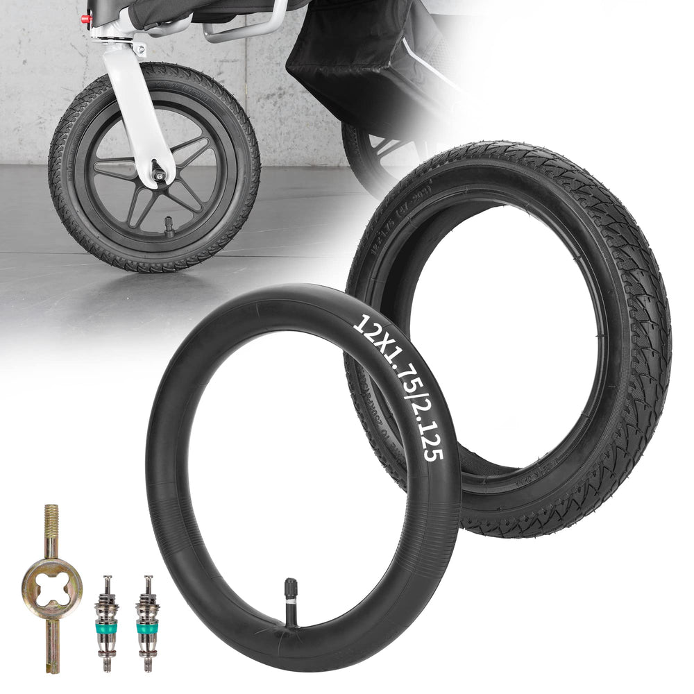WEIYINGSI front tires for 3-wheeled strollers, broad compatibility across BOB Gear models.